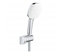 SET DUS TEMPESTA CUBE110, CU SUPORT MOBIL, TELEFON DUS 3FUNCTII, FURTUN 175cm, CROM