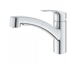 BATERIE BUCATARIE GROHE EUROSMART NEW CU DUS EXTRACTABIL, CROM, 11 L/min