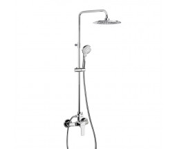 COLOANA DUS TITAN TELESCOPICA RAMON SOLER BLAUTHERM, CROM LUCIOS, D.24 CM