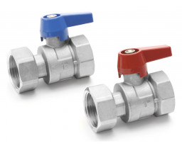 ROBINET CU SFERA PENTRU DISTRIBUITOR REHAU INOX  G1", SET 2 BUCATI