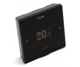 TERMOSTAT REHAU NEA SMART 2.0, CU SENZOR UMIDITATE NEGRU, RADIO