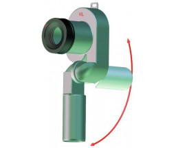 SIFON PISOAR INGROPAT PP, IESIRE ORIENTABILA D 40 mm