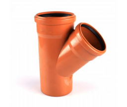 RAMIFICATIE REDUSA PVC VALPLAST, 45 GRADE, D 200x160 mm