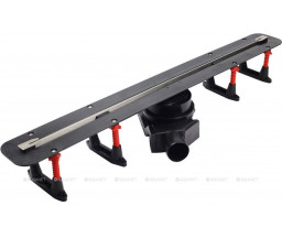 RIGOLA DUS CONFLUO SLIM LINE 550, D 50 H 72-120 mm 0,8 L/S