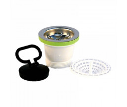 VENTIL PENTRU CHIUVETA, CU GRATAR INOX SI DOP, D 70x1 1/2"x60 mm