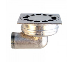 SIFON PARDOSEALA CU IESIRE ORIZONTALA 10x10 cm D 1 1/4"