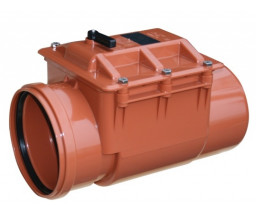 ОБРАТНЫЙ КЛАПАН КАНАЛИЗАЦИОННЫЙ ПВХ, D 125 mm