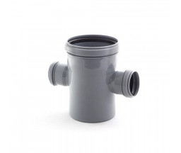 RAMIFICATIE DUBLA REDUSA CANALIZARE PP VALSIR, 87 GRADE, D 110x50x50 mm