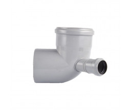 COT ATAC STANGA CANALIZARE PP VALSIR, 87 GRADE, D 110x50 mm