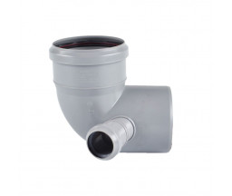 COT ATAC DREAPTA CANALIZARE PP VALSIR, 87 GRADE, D 110x50 mm