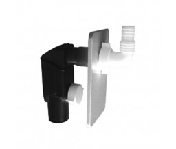 SIFON PENTRU MASINA DE SPALAT INCASTRAT, PLACA CROM, D 40 mm