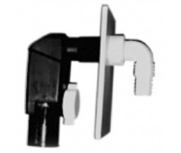 СИФОН ДЛЯ СТИРАЛЬНОЙ МАШИНЫ, ВСТРОЕННЫЙ, БЕЛЫЙ, D 40/50 mm