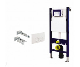 PACHET REZERVOR WC INCASTRAT GEBERIT DELTA UP182/UP100 - CADRU, CLAPETA, SISTEM FIXARE, 3/4-4,5/6/7,5 L