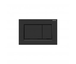 CLAPETA SIGMA 30, DUBLACOMANDA, NEGRU MAT LACUITA, EASY-TO-CLEAN, 246x164 mm