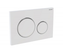 CLAPETA REZERVOR WC INGROPAT GEBERIT SIGMA 20, DUBLA, ALB-MAT