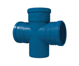 КРЕСТОВИНА ОДНОПЛОСКОСТНАЯ PP S LINE, 87 ГРАДУСОВ, D 110x110x110 mm