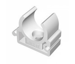 ХОМУТ ОДИНАРНЫЙ СЕРЫЙ, ДЛЯ ТРУБ PP-R, FIRAT, D 40 mm, 10 ШТУК