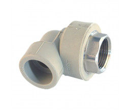 УГОЛ PP-R FIRAT, СЕРЫЙ, D 32x1" ВР