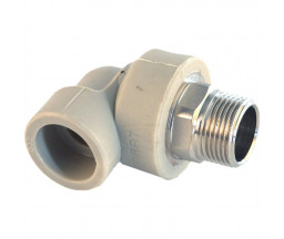 УГОЛ PP-R FIRAT, СЕРЫЙ, D 32x1" НР