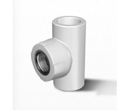 ТРОЙНИК PP-R FIRAT, БЕЛЫЙ, D 20x1/2"x20 ВР