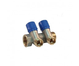 COLECTOR BIANCHI CU ROBINETI 2 CAI 3/4"x16 mm
