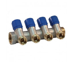 COLECTOR BIANCHI CU ROBINETI 4 CAI 3/4"x16 mm