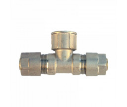 ТРОЙНИК ОБЖИМНОЙ РАЗЪЕМНЫЙ D 20x3/4"x20 mm ВР