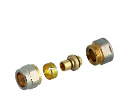 СОЕДИНИТЕЛЬ ОБЖИМНОЙ РАЗЪЕМНЫЙ D 16x3/4" ВР