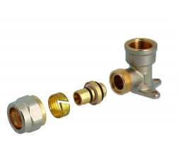 УГОЛОК НАСТЕННЫЙ ОБЖИМНОЙ, D 16x1/2" ВР