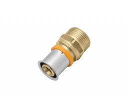 СОЕДЕНИТЕЛЬ ПОД ПРЕСС KAN-THERM, D 16x1/2"  НР