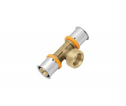 ТРОЙНИК ПОД ПРЕСС KAN-THERM, D 26x1" НР