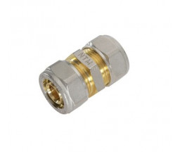 RACORD DREPT DUBLU COMPRESIUNE NTM, D 26x3 mm