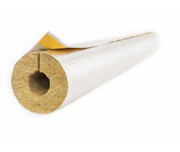 COCHILIE DIN VATA BAZALTICA CU FOLIE DE ALUMINIU, D 60x30 mm