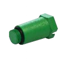 ЗАГЛУШКА С РЕЗЬБОЙ PP-R VALROM, ЗЕЛЕНАЯ, 1/2" НР