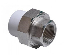 RACORD CU OLANDEZ PP-R ALB VALROM D 20x1/2" FI