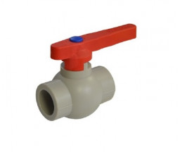 ROBINET CU SFERA PP-R ALB VALROM D 32 mm