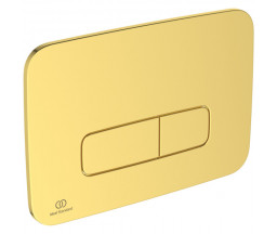 НАКЛАДНАЯ ПАНЕЛЬ ДЛЯ БАЧКА IDEAL STANDARD OLEAS M3, ДВОЙНАЯ, BRUSHED GOLD
