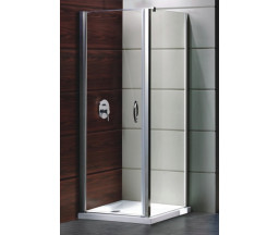 ДУШЕВАЯ КАБИНА DEMETRA ПРЯМОУГОЛЬНАЯ, ХРОМИРОВАННЫЙ ПРОФИЛЬ, СТЕКЛО 8mm, 90x90x190 cm