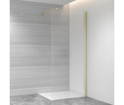 PERETE DUS WALK-IN EVOLUTION, STICLA SECURIZATA 8 mm, L 120x H 190 cm, PROFIL AUR PERIAT