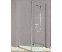 ПЕРЕГОРОДКА ДЛЯ ДУША, HUPPE ALPHA NEW ,ПРОФИЛЬ ХРОМ, СТЕКЛО ПРОЗРАЧНОЕ 4 mm, 80x190 cm