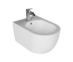 BIDEU SUSPENDAT QUARTER DEEP, 54 cm, ALB LUCIOS