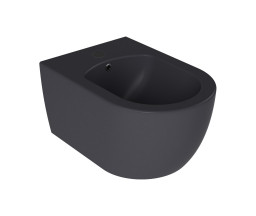BIDEU SUSPENDAT QUARTER DEEP, 54 cm, ANTRACIT MAT