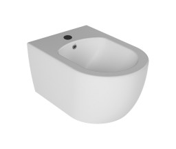 BIDEU SUSPENDAT QUARTER DEEP, 54 cm, ALB MAT