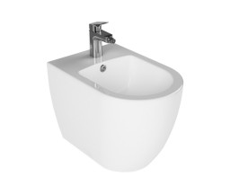 BIDEU STATIV QUARTER DEEP, 54 cm, ALB LUCIOS