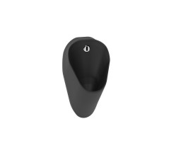 PISOAR QUARTER SINGLE+, ALIMENTARE PRIN SPATE, CU FOTOCELULA, NEGRU MAT