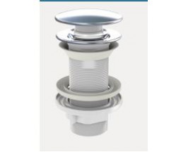 VENTIL CLICK-CLACK QUARTER, DOP CERAMIC, CU PREAPLIN, ANTRACIT MAT