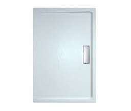 CADITA DUS DREPTUNGHIULARA BELFORM CELESTA, SLIM, DIN ACRIL, ALBA, 120x80 cm