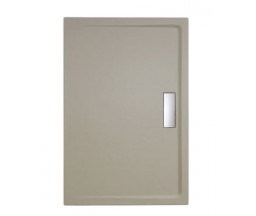 CADITA DUS DREPTUNGHIULARA BELFORM CELESTA, SLIM, DIN ACRIL, GRI, 120x80 cm