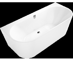 CADA OBERON 2, FREESTANDING, BACK TO WALL, QUARYL, ACCESORII INCLUSE, 180x80x63 cm, ALB ALPIN