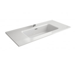 LAVOAR CONSTANZA PENTRU MOBILIER RENOIR, PORTELAN, ALB LUCIOS, 01x46x17 CM